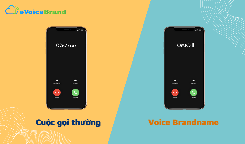 Điểm khác biệt giữa Voice Brandname và cuộc gọi thường
