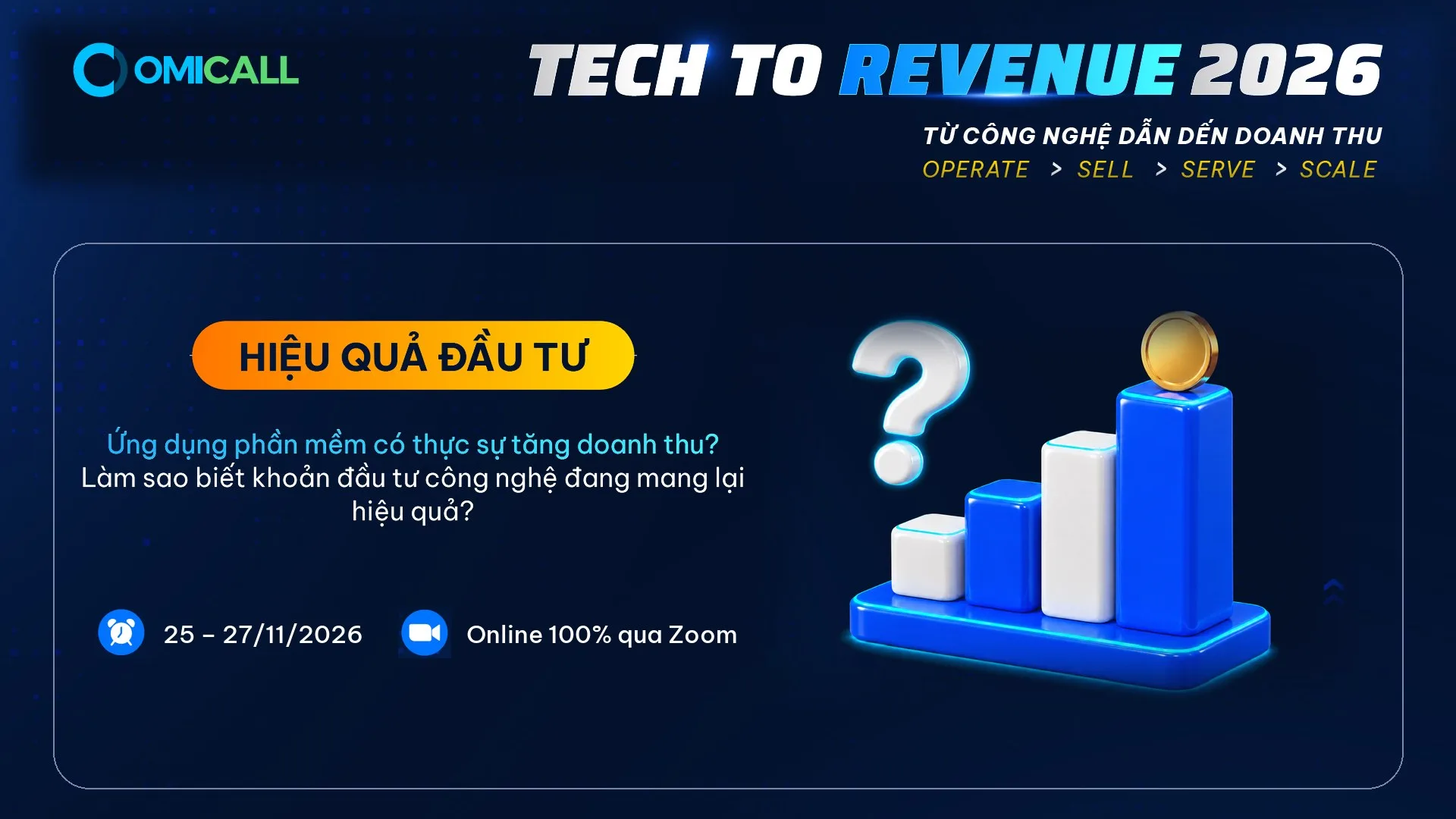 Phần mềm có thực sự tăng doanh thu – chủ đề đo hiệu quả công nghệ tại Tech to Revenue 2026